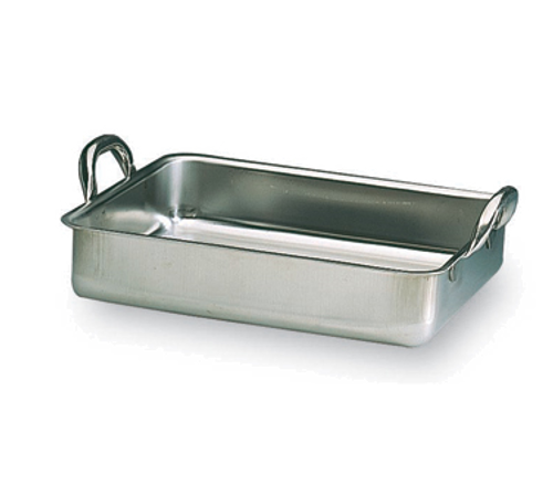 Matfer Bourgeat 713550 15.8 Qt. Stainless Steel Roast Pan