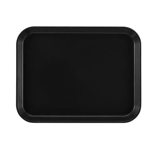 Cambro 1014110 10.06" Black Rectangle Camtray - 12/Case