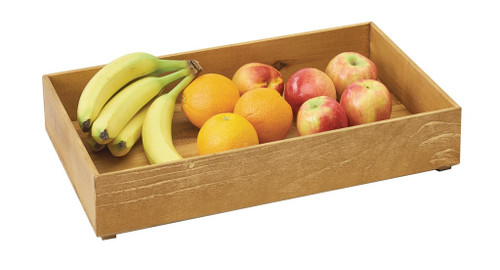 Cal-Mil 3682-2012-99 Rectangular Madera Stacking Box 20"W x 12"D x 3-1/4"H