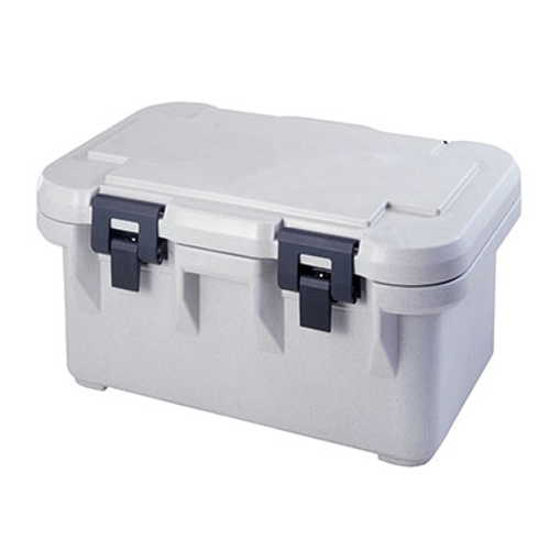 Cambro UPCS180480 24 1/2 Qt. Speckled Gray Polypropylene Top Holding S-Series Ultra Pan Carriers