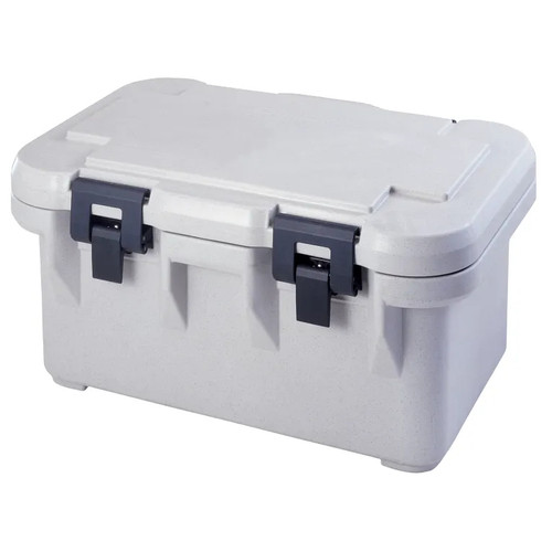 Cambro UPCS180480 24 1/2 Qt. Speckled Gray Polypropylene Top Holding S-Series Ultra Pan Carriers