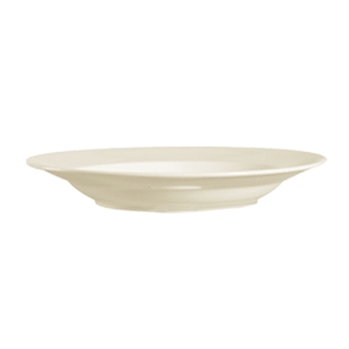 CAC China FR-115 11" Dia. 24 Oz. European White Ceramic Round Franklin Pasta Bowl (1 Dozen)