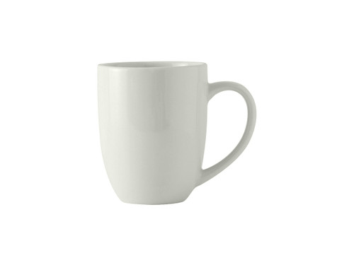 Tuxton BPM-200A 4" 20 Oz. Porcelain Porcelain White Milano Mug (2 Dozen Per Case)