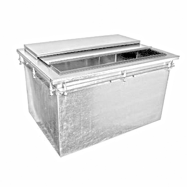 Glastender DI-IB24 26" Ice Bin Drop-In - 71lb.