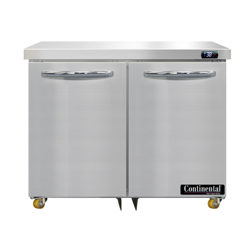 Continental Refrigerator D36N-U 36"W Two-Section Reach-In Designer Line Undercounter Refrigerator