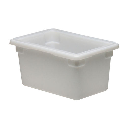 Cambro 12189P148 4.75 Gal. 18" W x 12" x 9" H Natural White Polyethylene Food Storage Container
