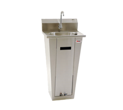 Eagle Group HSA-10-FA-P Hand Sink Pedestal Mount 13-1/2"W x 9-3/4" Front-to-Back x 6-3/4" Deep Bowl