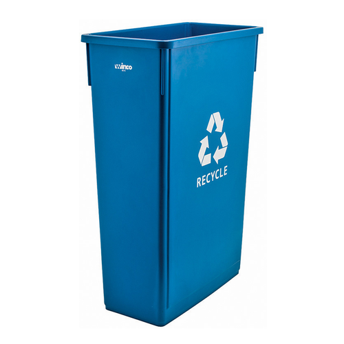 Winco PTC-23L Slender Recycle Trash Can