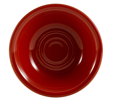 CAC China TG-32-R 3.5 Oz. Red Porcelain Round Tango Fruit Dish (3 Dozen Per Case)
