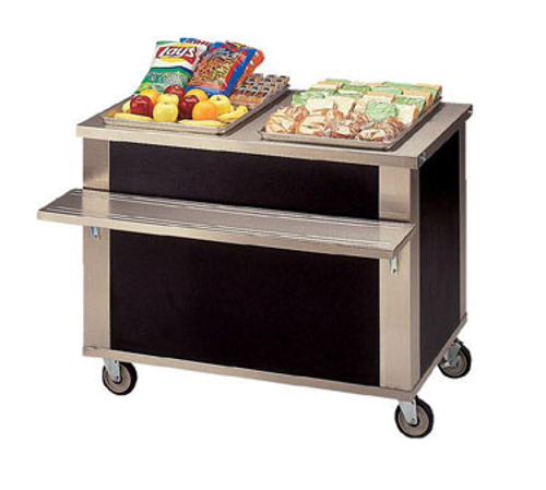 Piper Products 2-ST Stainless Steel Elite Utility Serving Counter Mobile Modular Open Cabinet Base