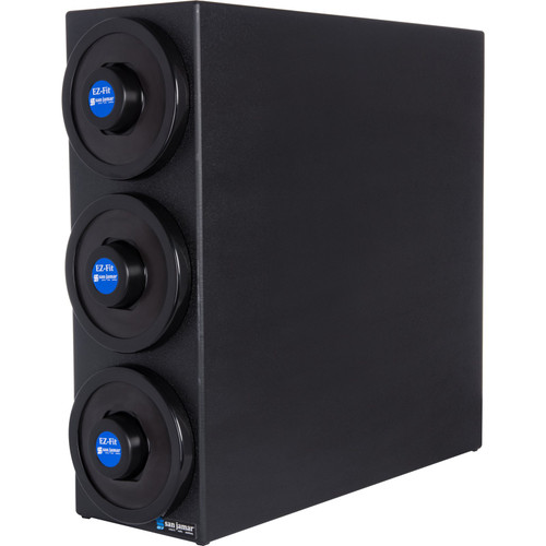 San Jamar C2903BK Black Polystyrene 7-3/4"W x 23-3/4"D x 22-3/8"H Beverage Center Cabinet