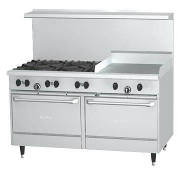 Garland X60-6G24RR 60" Gas Restaurant Range - 30,000 BTU