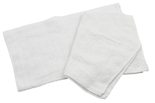Winco BTW-30 16" x 19" White Cotton Bar Towel