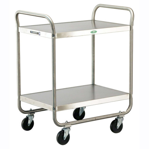 Lakeside 221 30" W x 20" D x 35-3/4" H Stainless Steel Tubular U-Frame Utility Cart