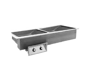 Randell 9560-3-DM 45.6" W Stainless Steel Insulated Electric Drop-In Hot Food Unit - 120 Volts