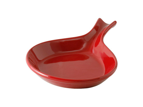 Tuxton BQP-130 28-1/2 Oz. Ceramic Porcelain White Fry Pan Server (6 Each Per Case)