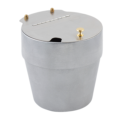 Bon Chef 9243BLKSPKLD 12 Oz. Condiment Pot