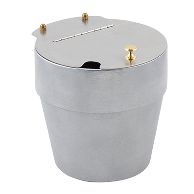 Bon Chef 9243BLKSPKLD 12 Oz. Condiment Pot