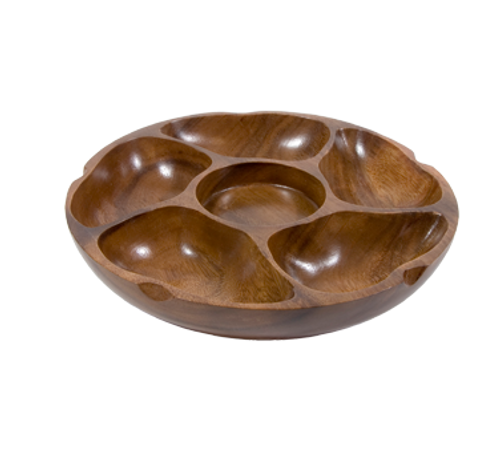 Town 51305/DZ
 12"
 Wood
 PU-PU Platter