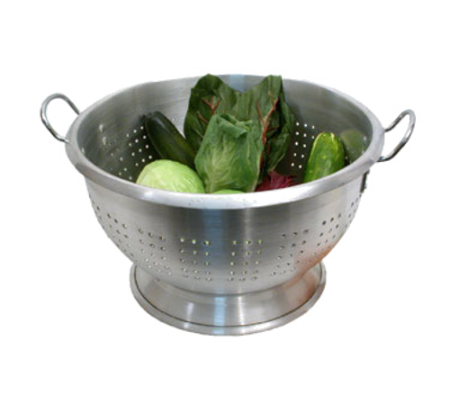 Town 37324/DZ 24 Qt. Aluminum Colander - 1 Dozen