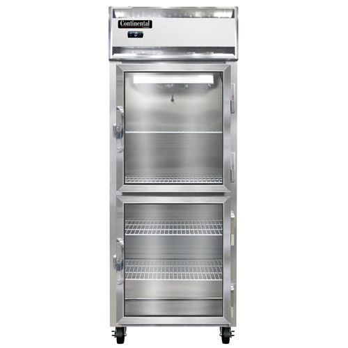 Continental Refrigerator 1FENSAGDHD 28.5" W One-Section Glass Door Extra-Wide Freezer, reach-in - 115 Volts