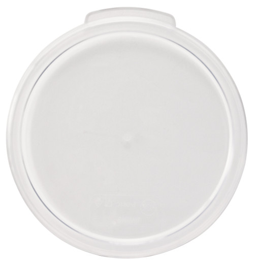 Winco PCRC-1222C Clear Round Polycarbonate Cover Only