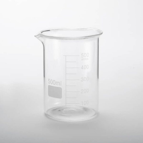 American Metalcraft GBE17 17 Oz. 3.25" Dia. x 5" H Glass Beaker
