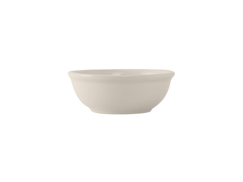 Tuxton TRE-024 5-1/4" 10 Oz. Ceramic American White/Eggshell Round Nappie (3 Dozen Per Case)