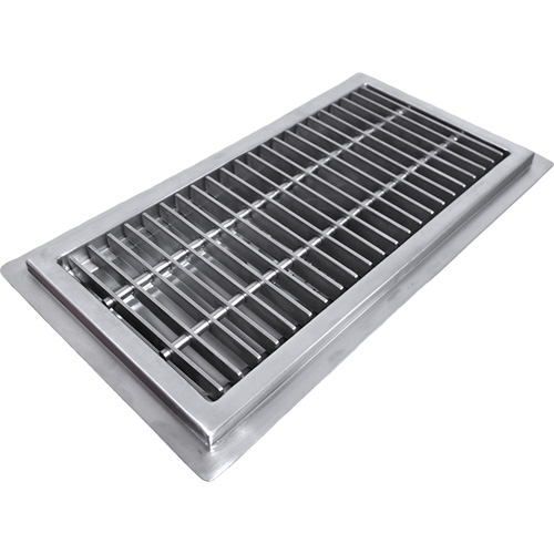 IMC Teddy FT-1830-SG FT 18" x 30" Stainless Steel Floor Trough with Subway Grating