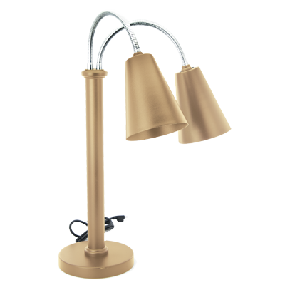 Eastern Tabletop 9642RZ Powder Coated Lamp Warmer with 2 Bulbs - 120 Volts, 250 Watts