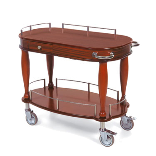 Lakeside 70011 Serving Cart-Bordeaux