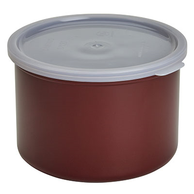 Cambro CP15195 Brown Round Crock - 6/Case
