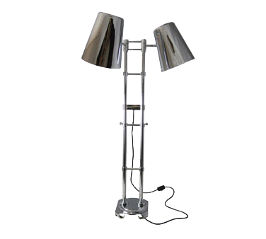 Bon Chef 9684 Chrome Double Heat Lamp - 110 Volts 250 Watts