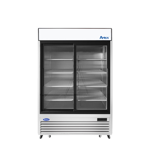 Atosa MCF8709GR 44.9 Cu. Ft. Sliding Door Refrigeration Merchandiser - 115 Volts