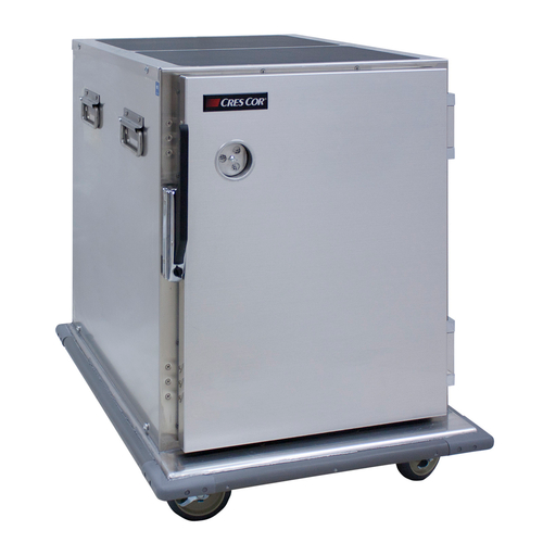 Cres Cor 30912188C 23.88" W Aluminum Solid Doors Insulated Half-Size Mobile Enclosed Cabinet