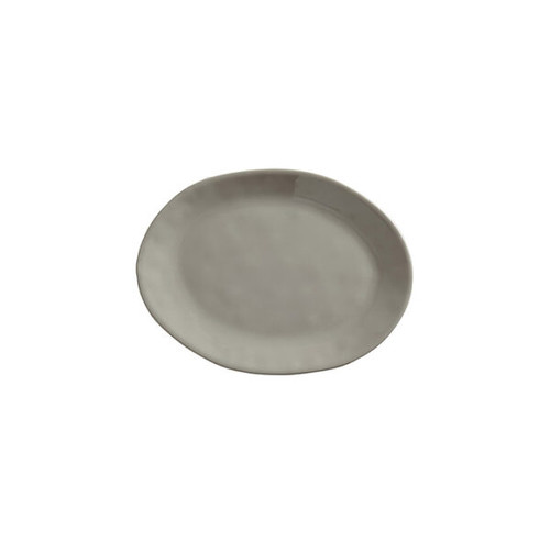 American Metalcraft CPL12SH Plastic Gray Oval Serving Platter