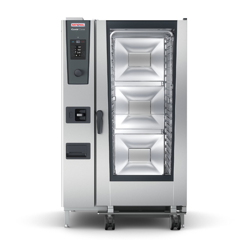 RATIONAL ICC 20-FULL LP 208/240V 1 PH (LM200GG) Liquid Propane 20-Full Size Combi Oven - 208-240 Volts 1 Phase