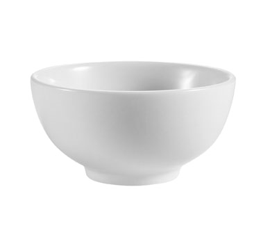 CAC China CN-4 8.5 Oz. Super White Porcelain Round Accessories Rice Bowl (3 Dozen Per Case)