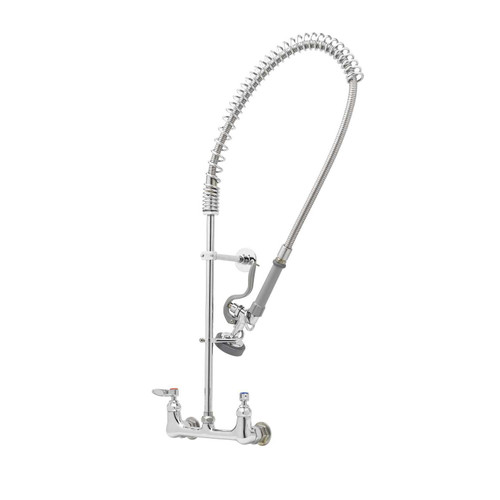 T&S B-0133-B EasyInstall Wall Mount Pre-Rinse with 8" Adjustable Centers