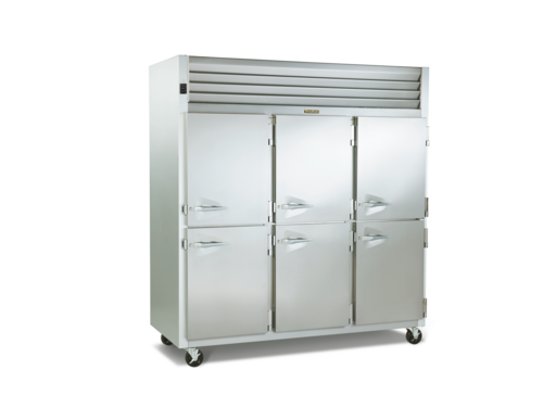 Traulsen ALT332WUT-HHS 86.13" W Three-Section Solid Door Reach-In Spec-Line Freezer - 115 Volts