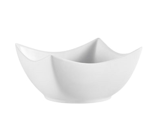 CAC China SHA-B6 16 Oz. Super White Porcelain Square Sushia Soup Bowl (3 Dozen Per Case)