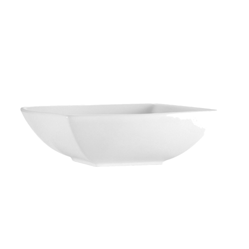 CAC China PNS-B3 3 Oz. Super White Porcelain PrinceSquare Bowl (4 Dozen Per Case)