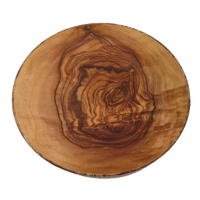 American Metalcraft OWM21 21.5 Plastic Olive Wood Pattern Round Platter