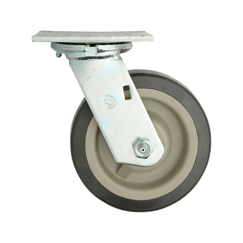 Metro C6P Super Erecta Dolly Plate Caster Swivel 6" Dia. 2"W Face 500 Lb. Capacity