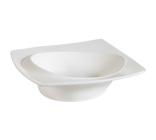 CAC China TXB-6 5 Oz. Bone White Porcelain Accessories Bowl (3 Dozen Per Case)
