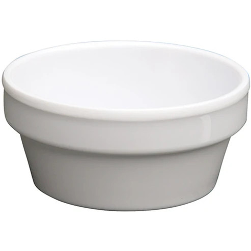 Winco MMSC-2W
 2-3/4"
 2-1/2 Oz.
 Plastic
 White
 Round
 Sauce Cup
 12 Dozen (Contains 1 Dozen)
