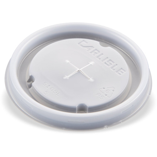 Carlisle 5109L30 Polystyrene Disposable Tumbler Lid (1,000 Each Per Case)