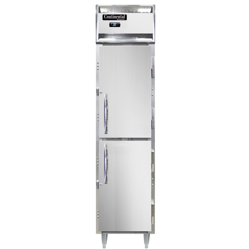 Continental Refrigerator D1RSENSSHD 17.75" W One-Section Solid Door Reach-In Designer Slim Line Refrigerator