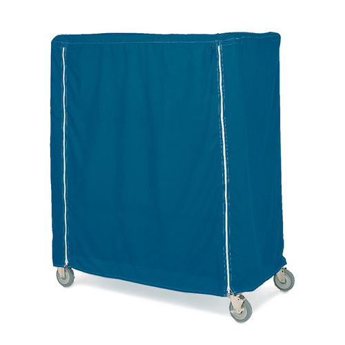 Metro 21X48X54Vcmb Metro Cart Cover 48"W Vinyl-Nylon Coated With Velcro Fastener Mariner Blue