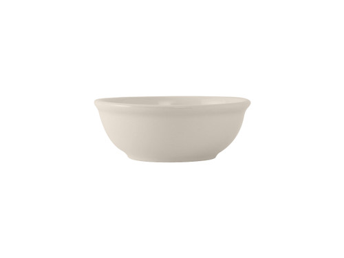 Tuxton TRE-015 5-5/8" 13 Oz. Ceramic American White/Eggshell Round Nappie (3 Dozen Per Case)